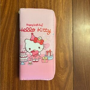 Hello Kitty Happy Birthday Zipper Wallet